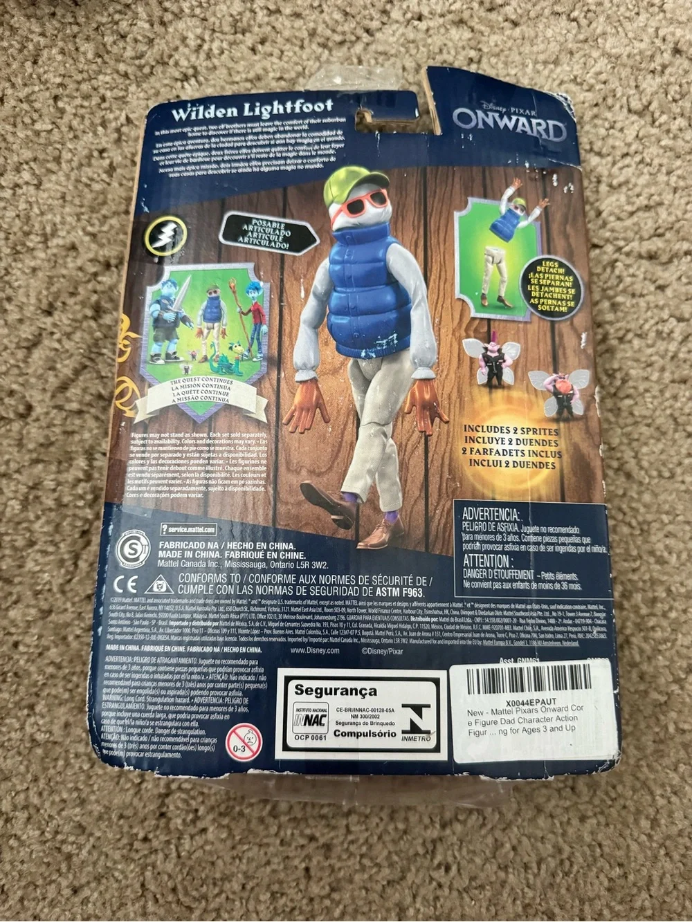 Onward Wilden Lightfoot Action Figure - Blue Vest & Green Hat